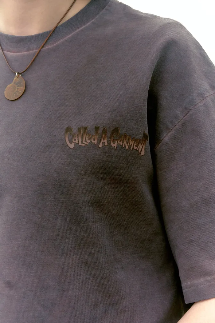 Футболка Stout T-shirt Brown dyed