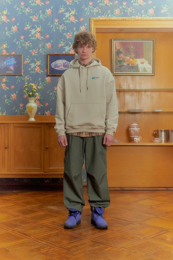 Худи Logo Mess Hoodie Beige