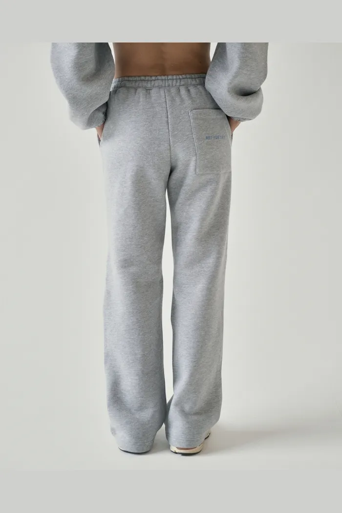 Брюки на резинке серый меланж s08e17