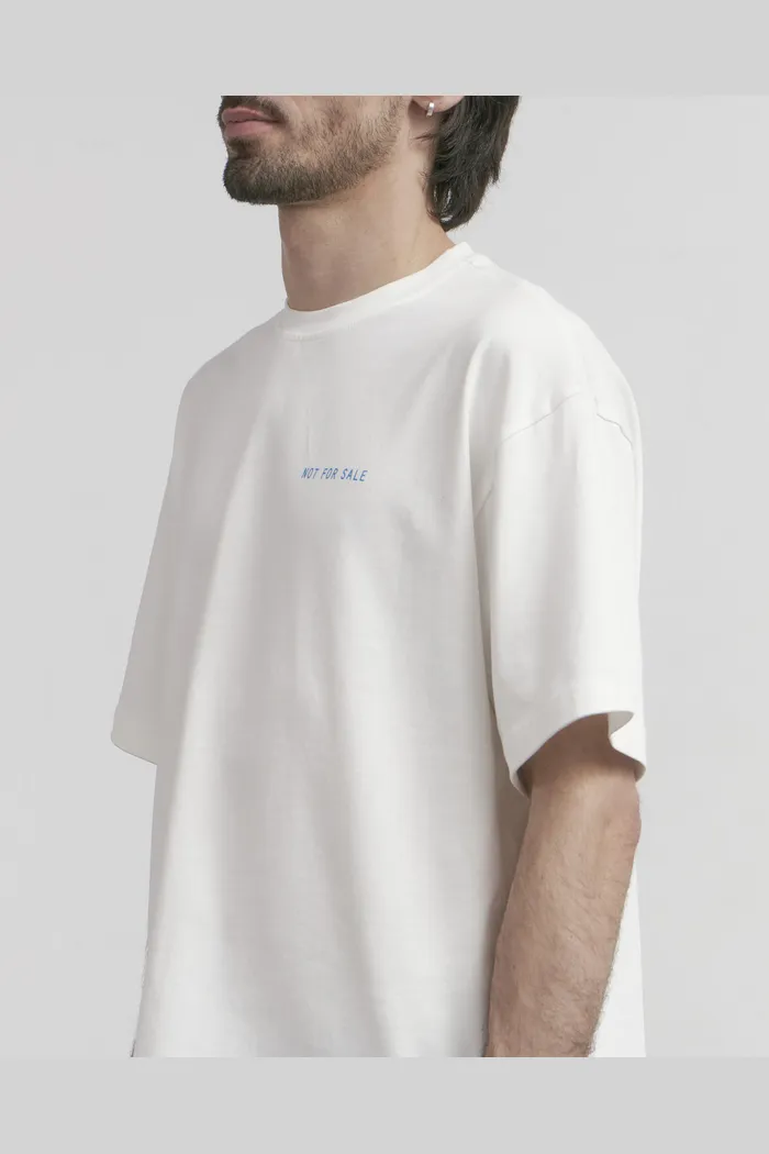 Оверсайз футболка s08e19  белый/голубой