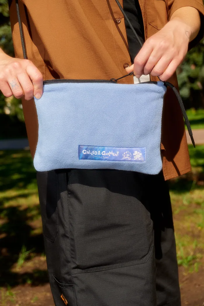 Сумка ABC fleece bag Dusty Blue