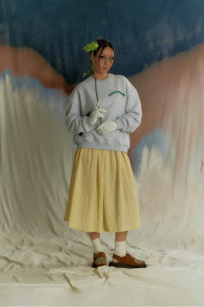 Свитшот Authentic Sweatshirt Grey melange