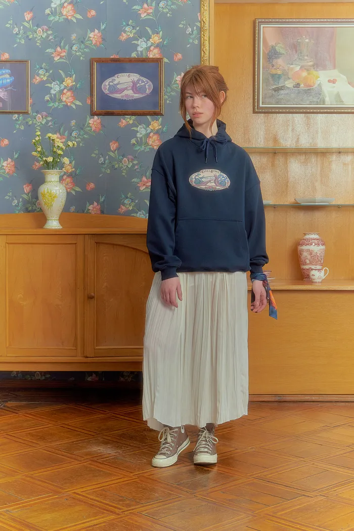 Худи Snail Clash Hoodie Navy