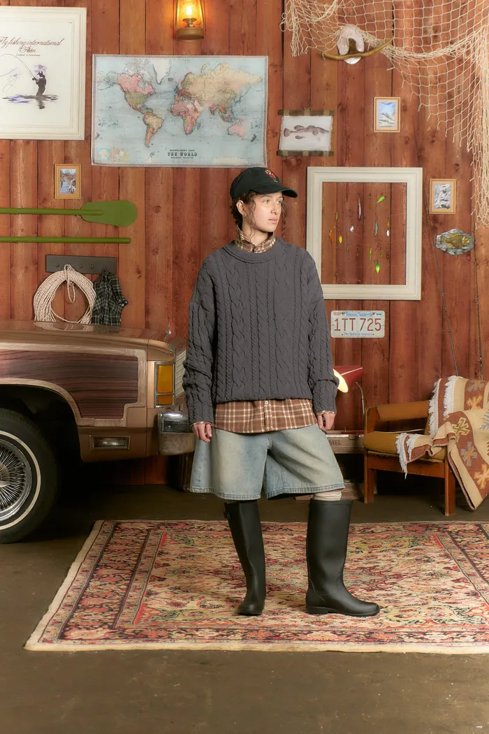 Свитер Hobo Sweater Charcoal