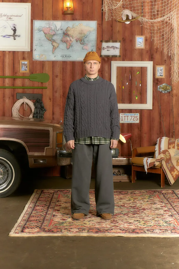 Свитер Hobo Sweater Charcoal