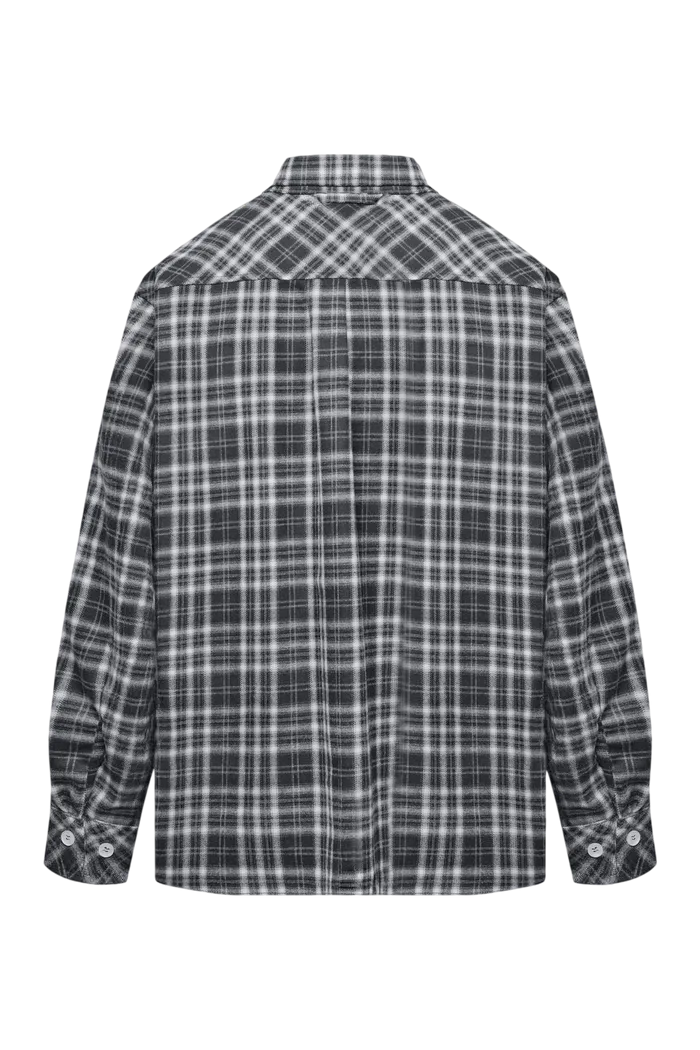Рубашка Human Flannel Shirt Black