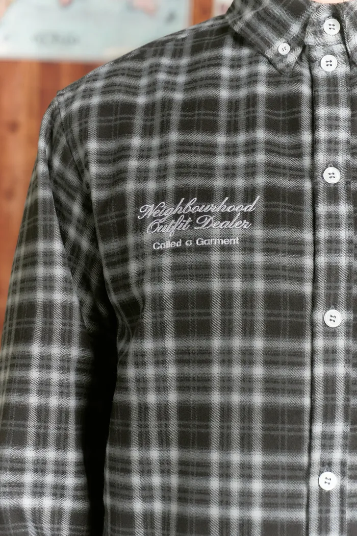 Рубашка Human Flannel Shirt Black
