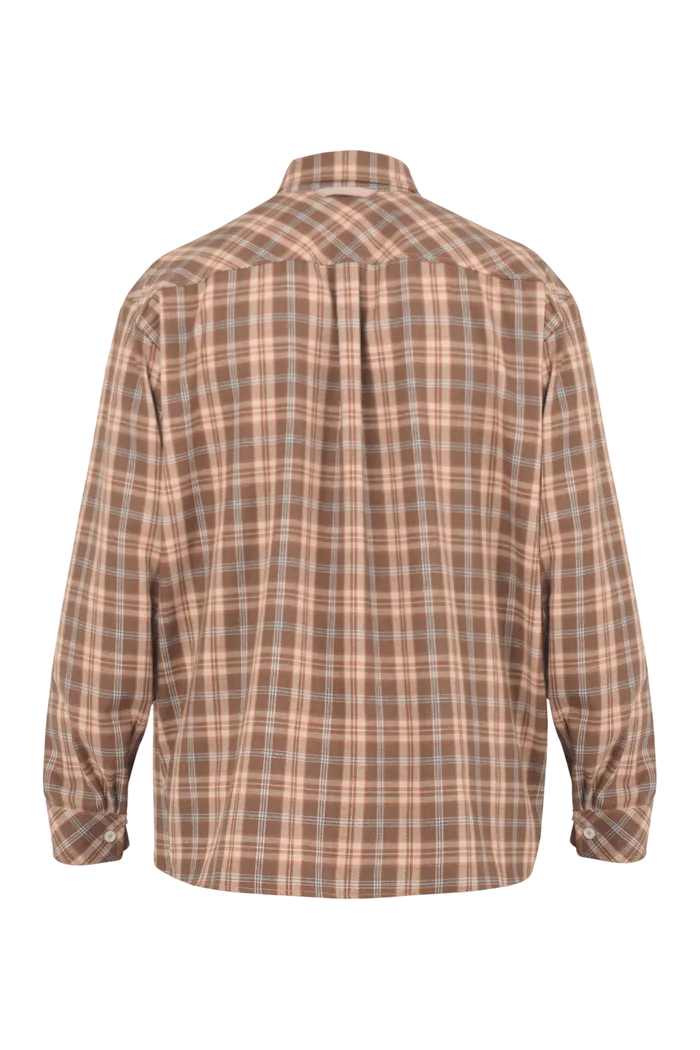 Рубашка Human Flannel Shirt Brown
