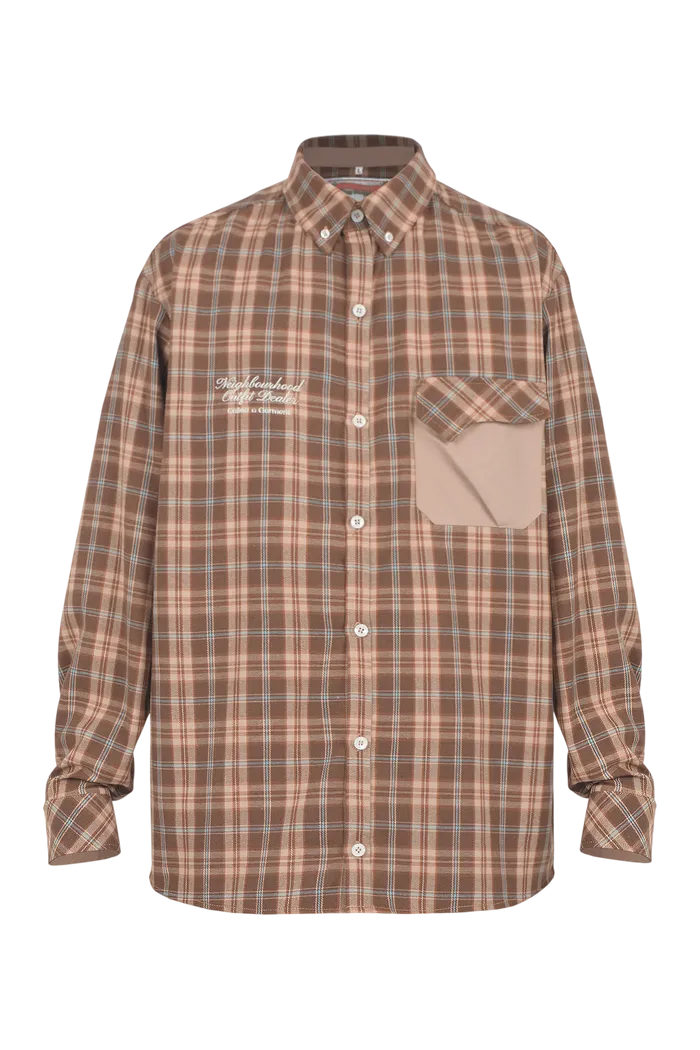 Рубашка Human Flannel Shirt Brown