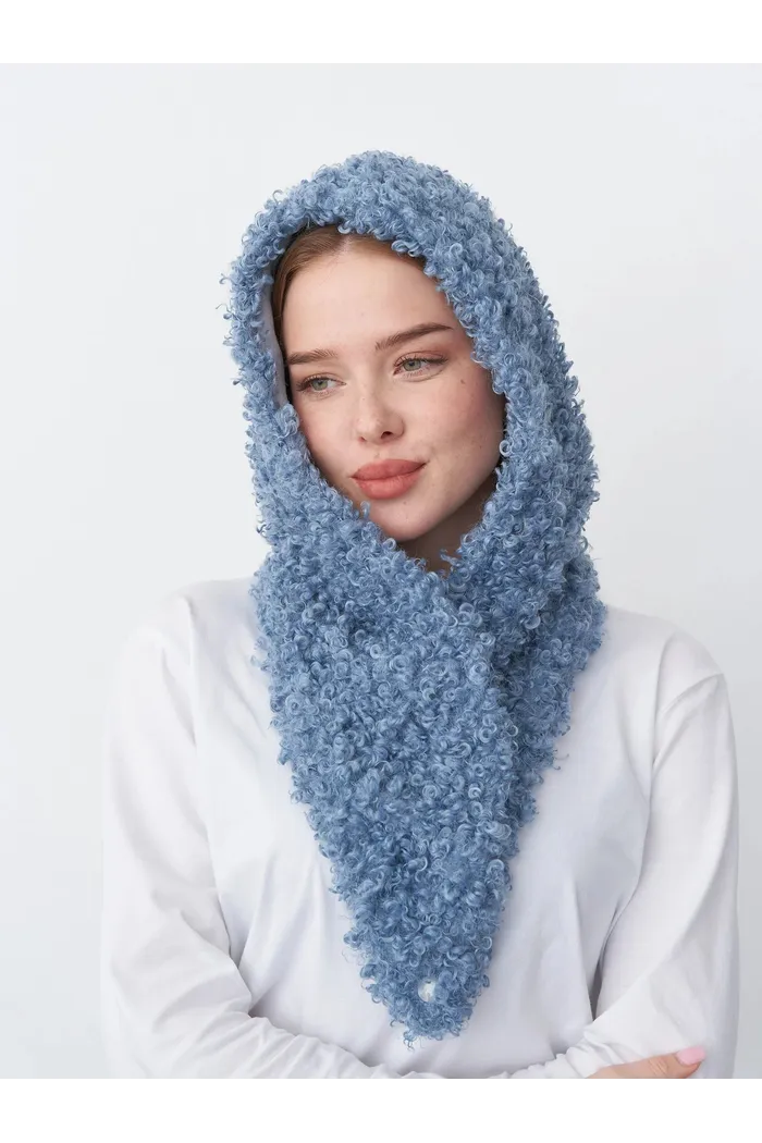 Косынка голубая SNOODLY barashek blue