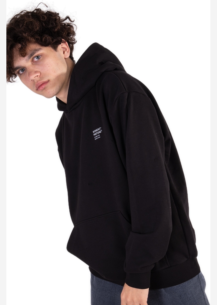 Толстовка с капюшоном 9000 unisex черная