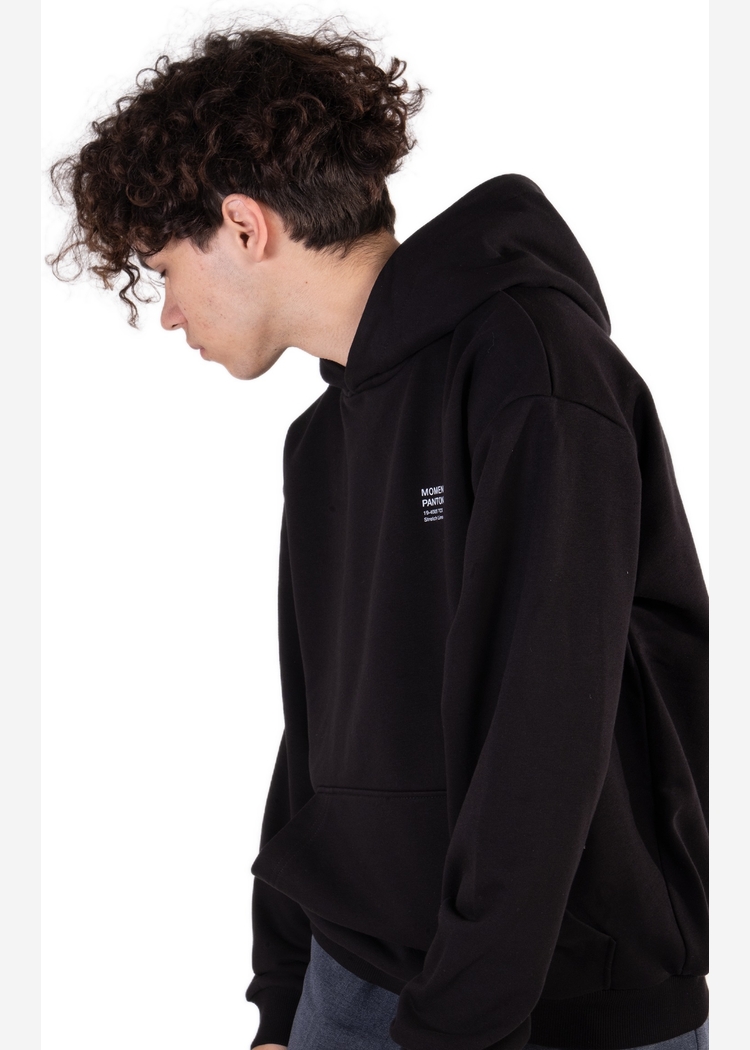Толстовка с капюшоном 9000 unisex черная