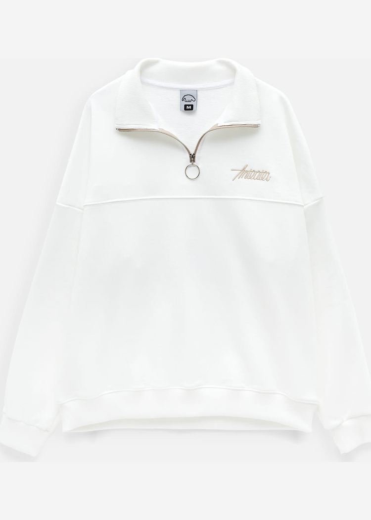 Толстовка ANTEATER Zip White слоновая кость