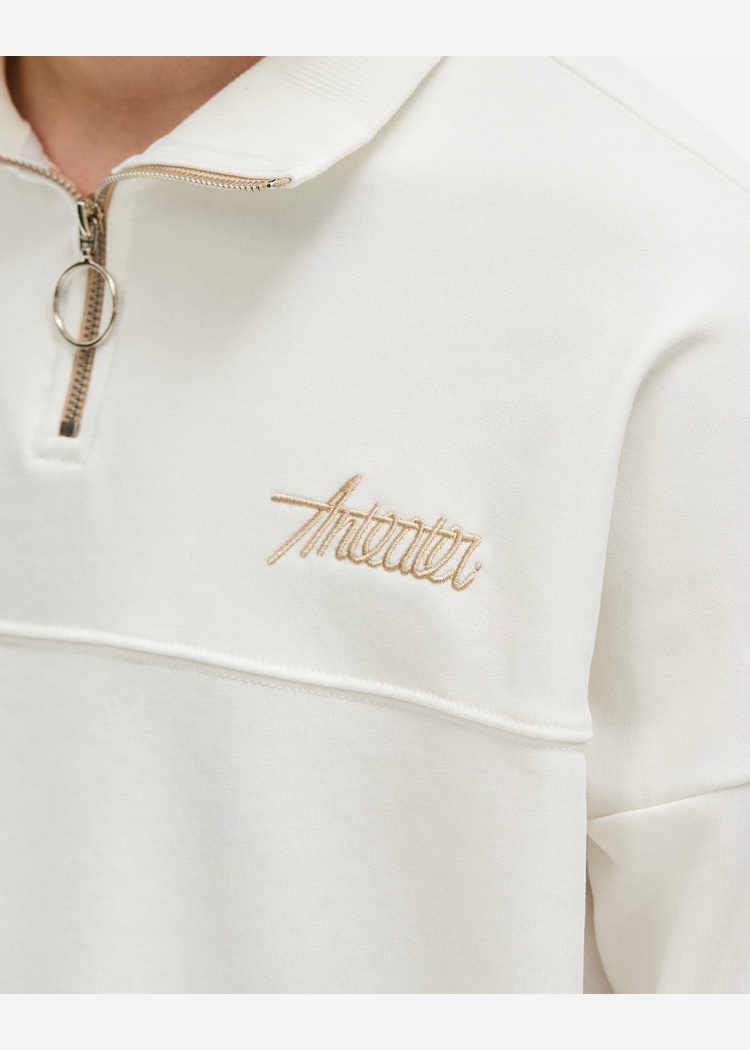 Толстовка ANTEATER Zip White слоновая кость