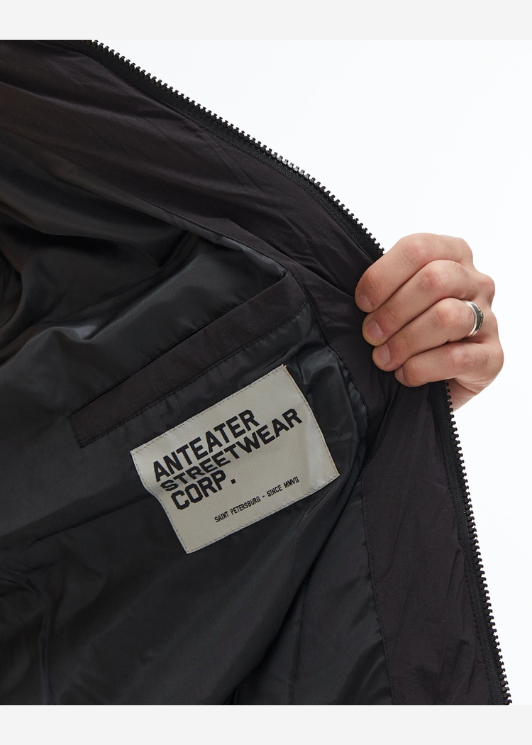 Куртка ANTEATER Down Hood черная