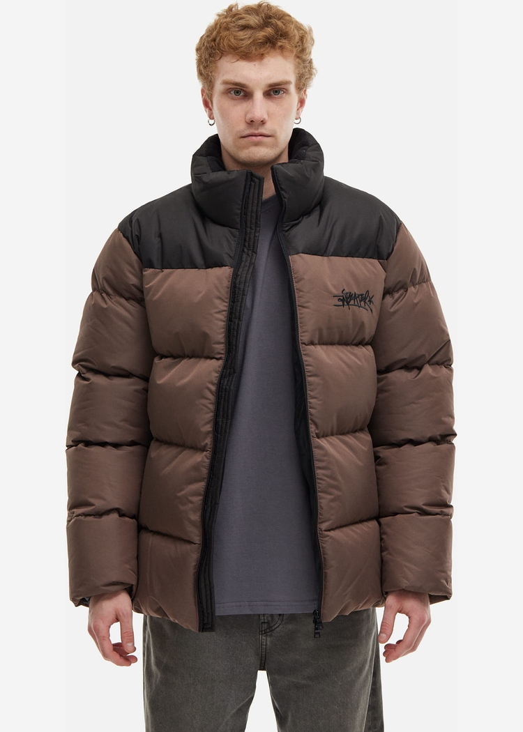 Куртка ANTEATER Downjacket черно-коричневая