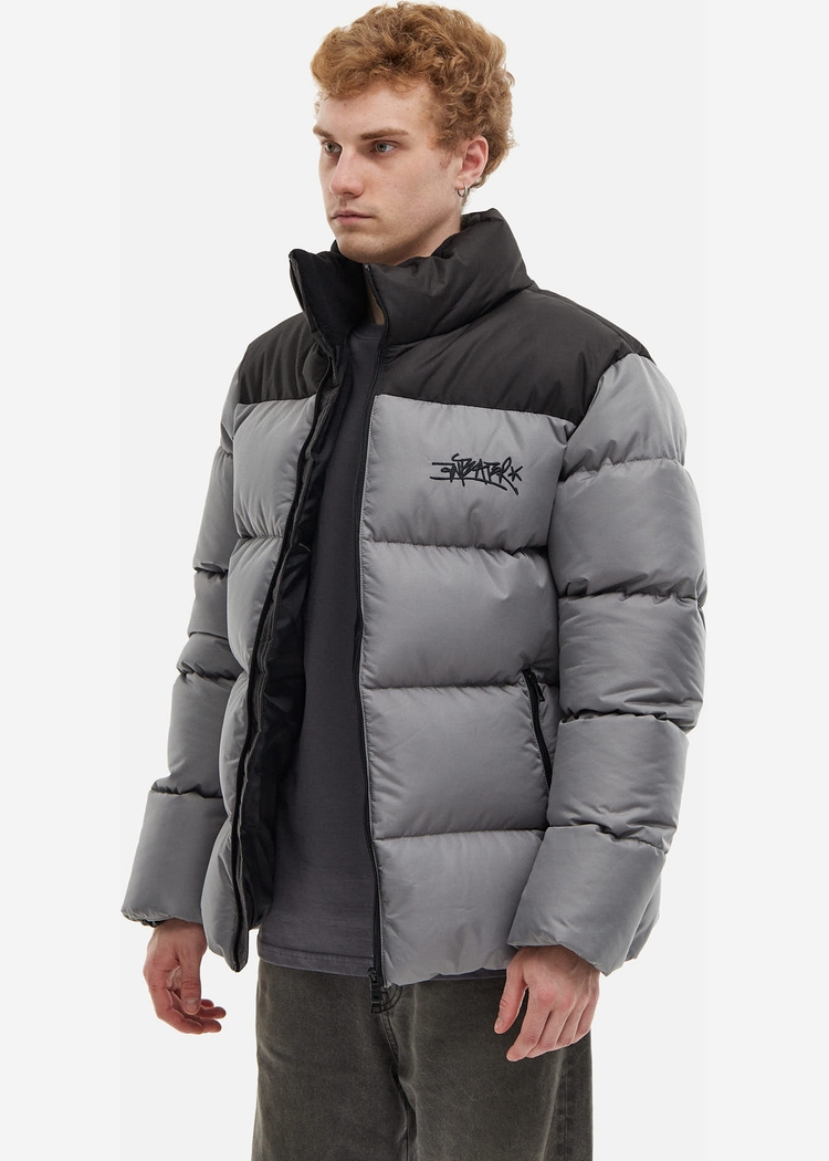 Куртка ANTEATER Downjacket черно-серая
