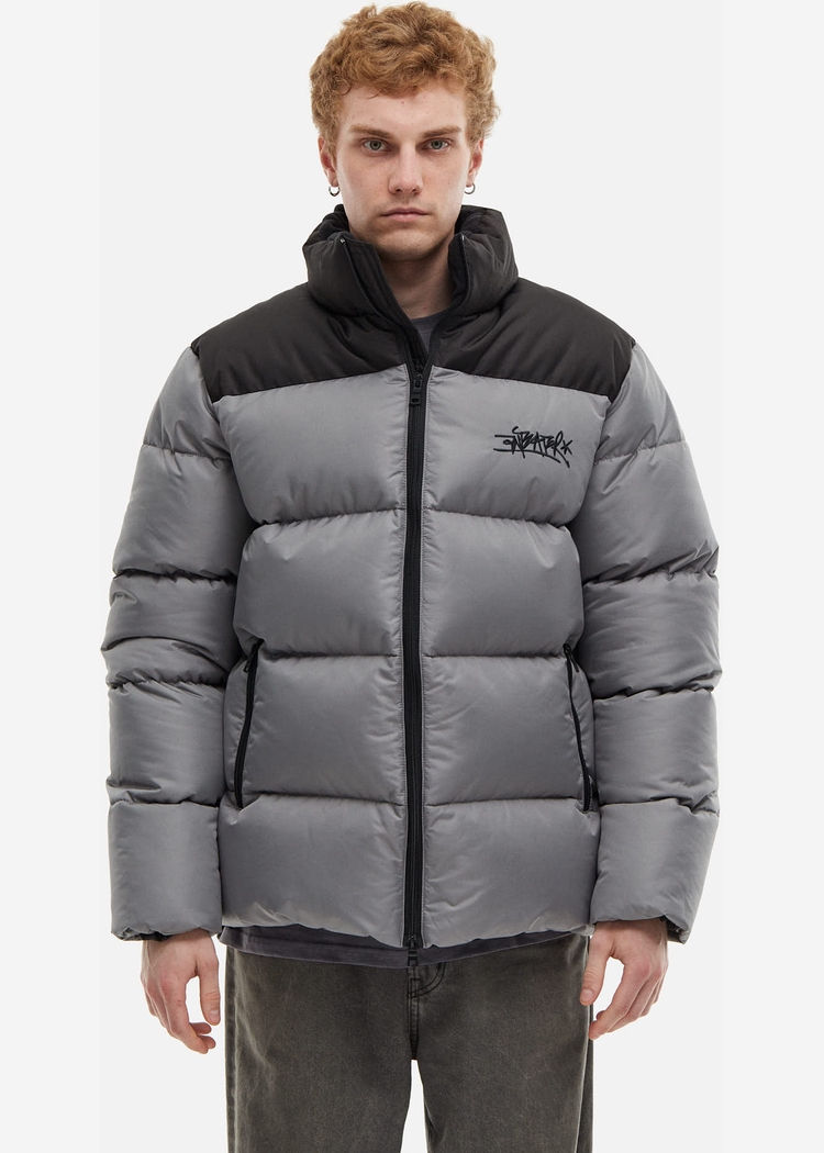 Куртка ANTEATER Downjacket черно-серая
