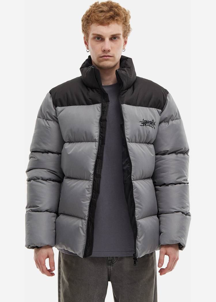 Куртка ANTEATER Downjacket черно-серая