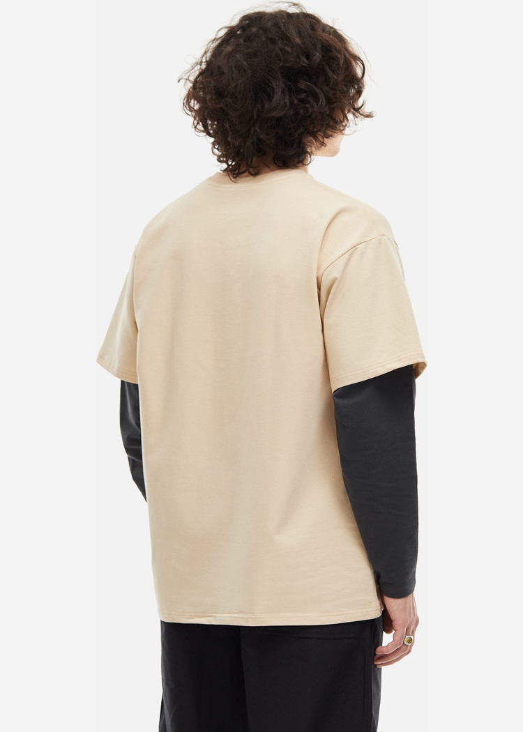 Лонгслив ANTEATER PHAT DOUBLE бежевый