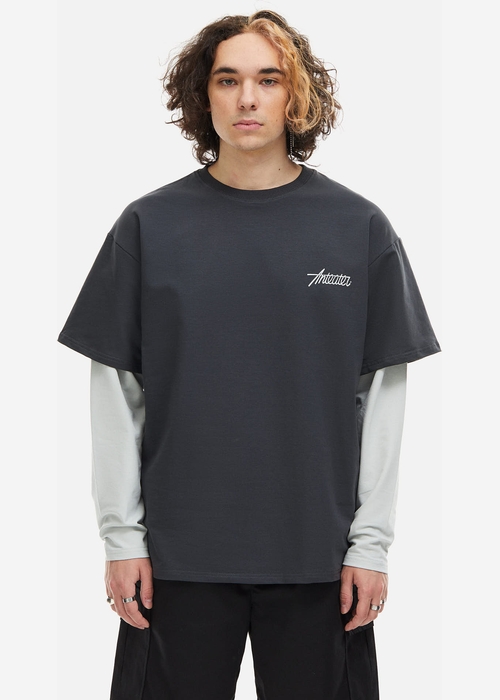 Лонгслив ANTEATER PHAT DOUBLE песочный и черный