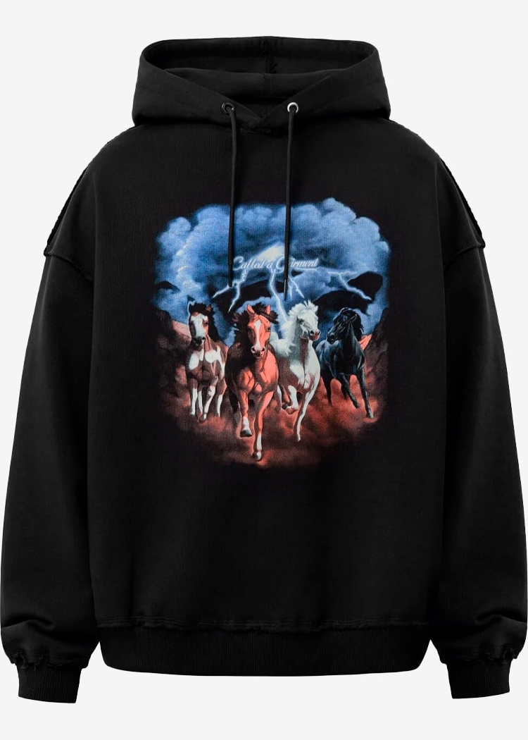Худи Called a Garment Horses Heavy Cotton