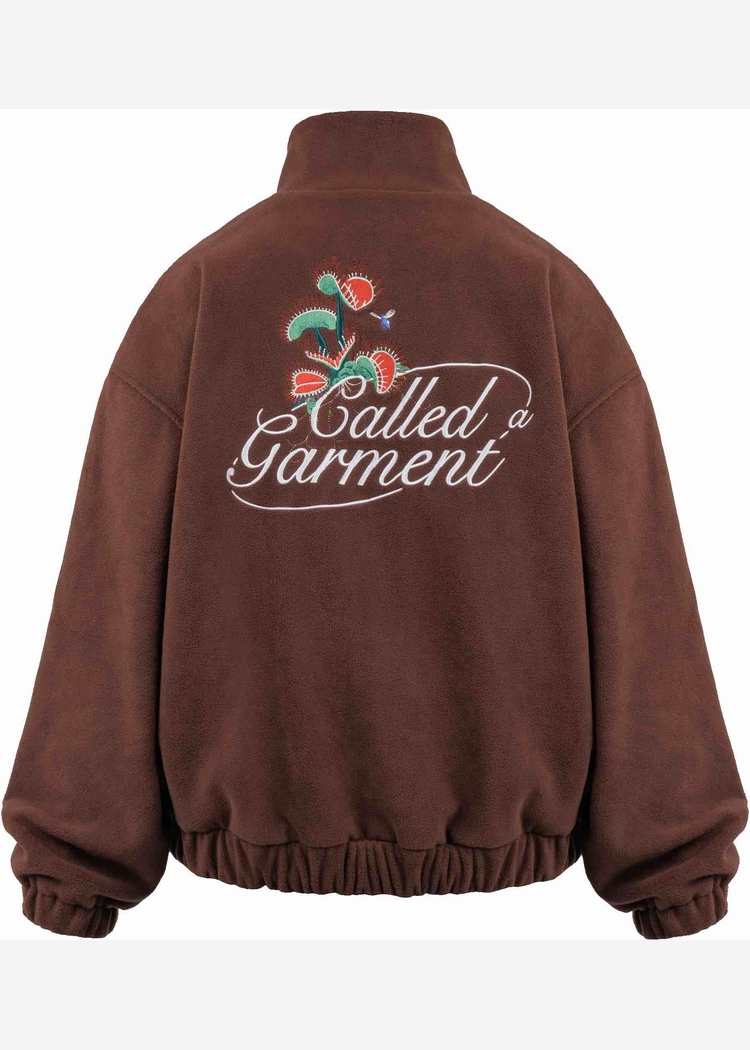 Флисовая куртка Called a Garment FCF Logo Jacket vol.2 коричневая