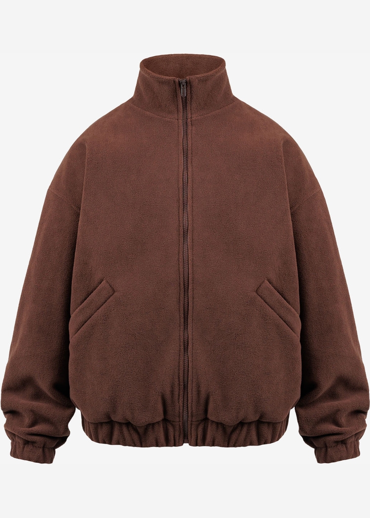 Флисовая куртка Called a Garment FCF Logo Jacket vol.2 коричневая