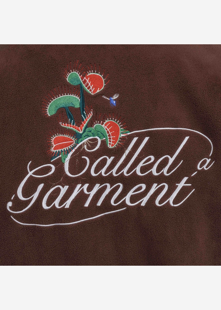 Флисовая куртка Called a Garment FCF Logo Jacket vol.2 коричневая