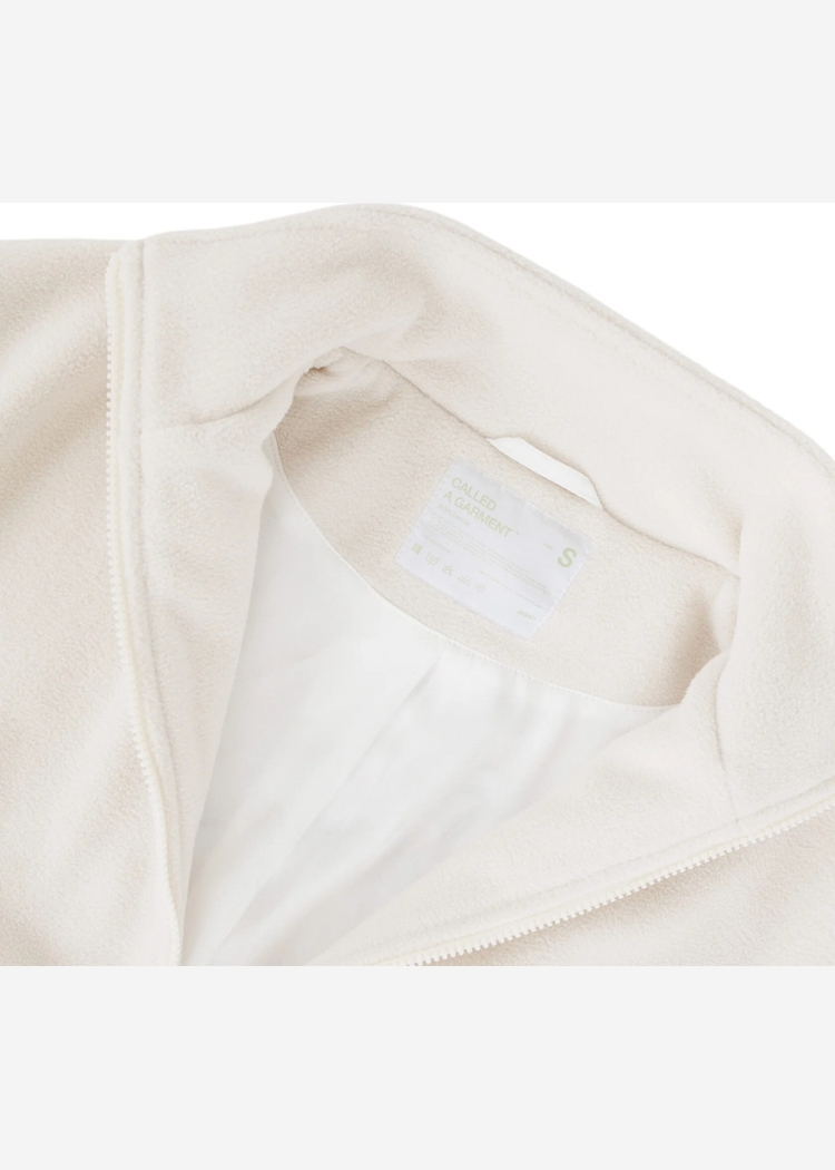 Флисовая куртка Called a Garment FCF Logo Jacket vol.2 белый песок