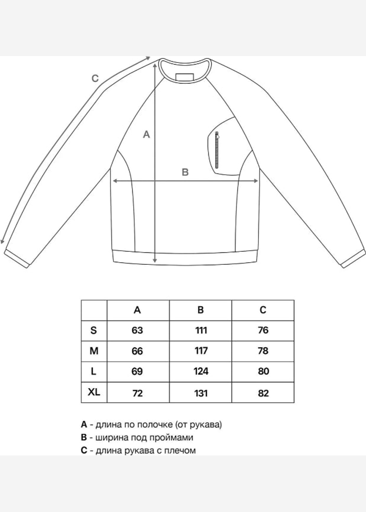 Свитшот Called a Garment Utilitarian Gold Olive оливковый унисекс