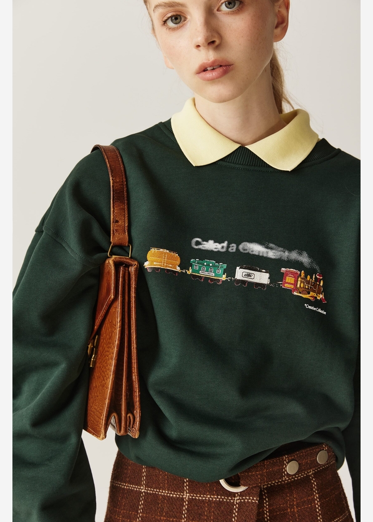 Свитшот Called a Garment Collective зеленый