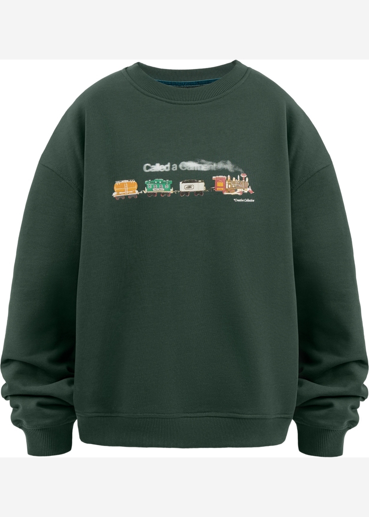 Свитшот Called a Garment Collective зеленый