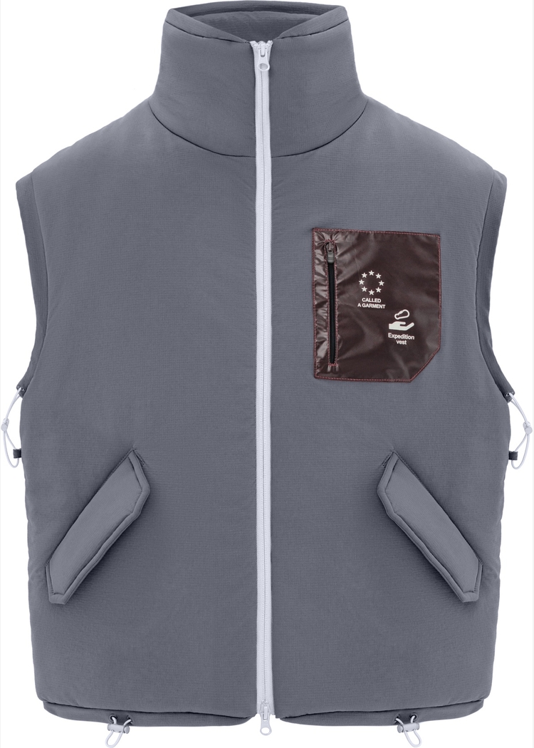 Жилетка CALLED A GARMENT Expedition vest серая