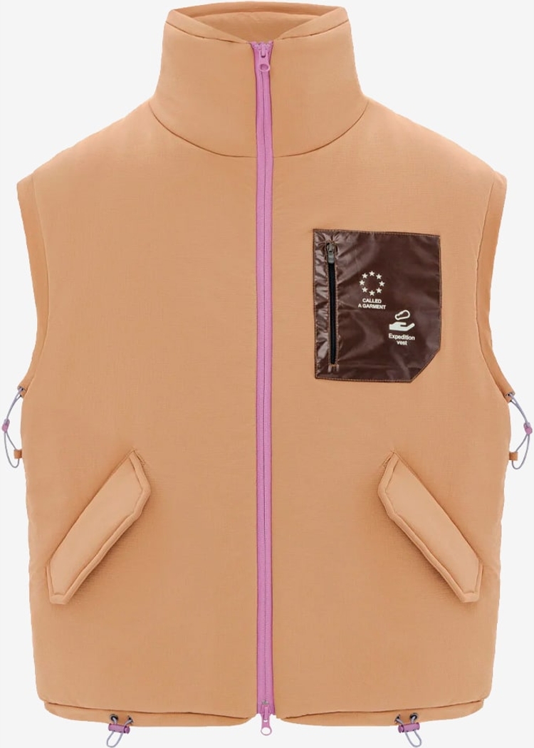 Жилетка CALLED A GARMENT Expedition vest светло-коричневая