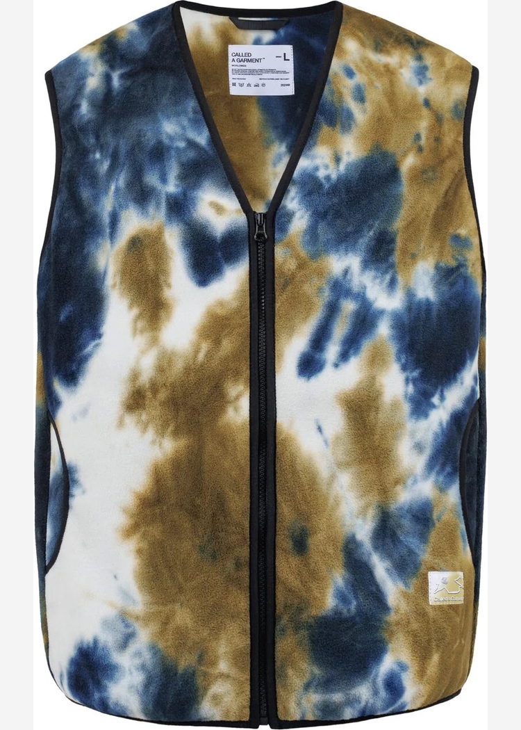 Жилетка синяя Called a Garment "Wilderness tie-dye vest"