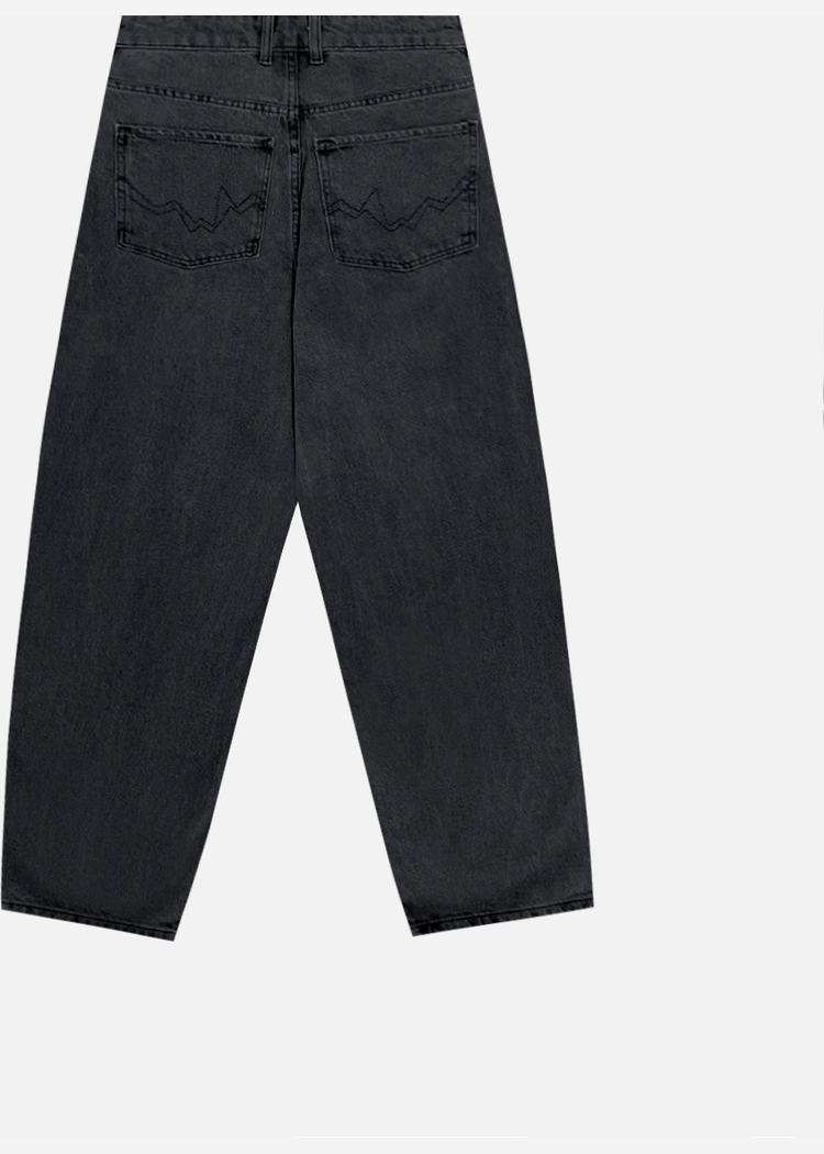 Джинсы ISSAYA Loose Fit HW Washed Grey