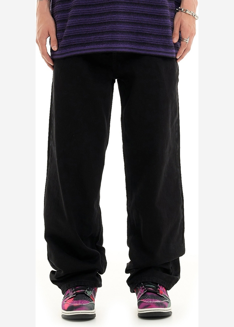 Джинсы ISSAYA Looose Fit HW Washed Black