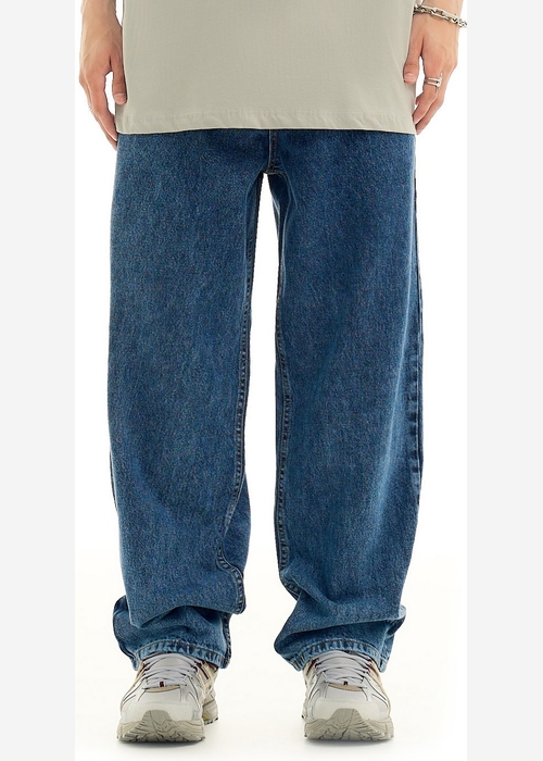 Джинсы ISSAYA Looose Fit HW Blue Ice Wash