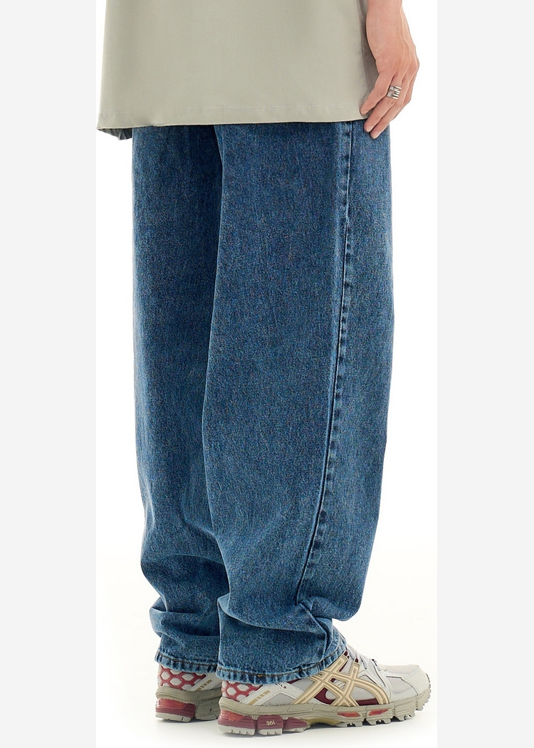 Джинсы ISSAYA Looose Fit HW Blue Ice Wash