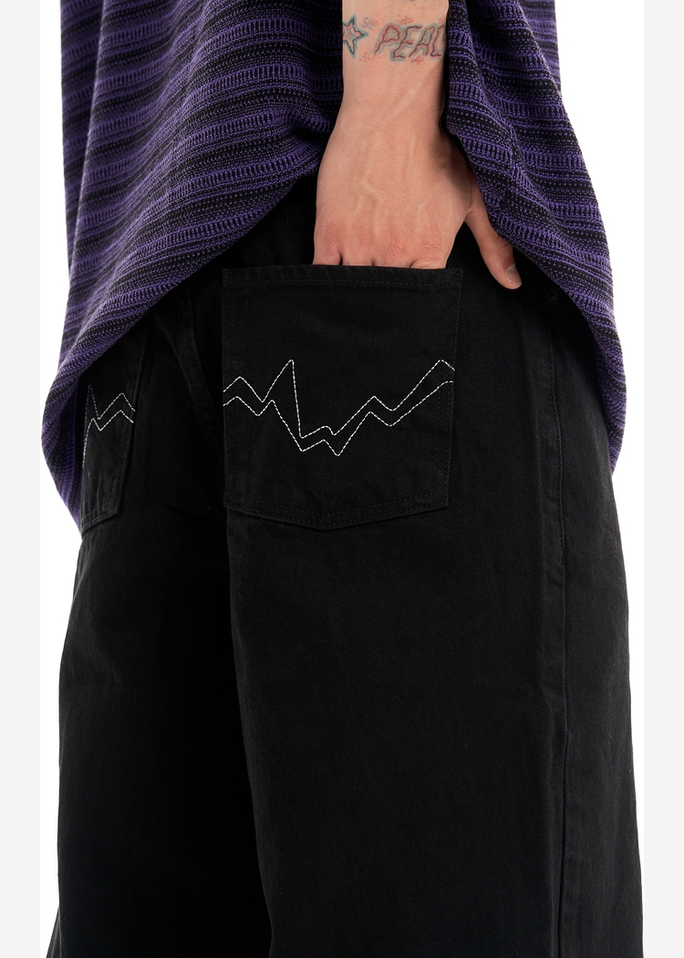 Джинсы ISSAYA Looose Fit Black Ice