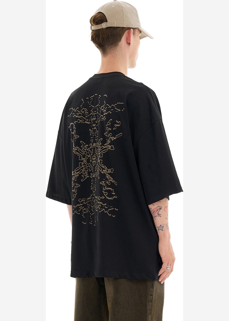 Футболка черная ISSAYA Fractal Black