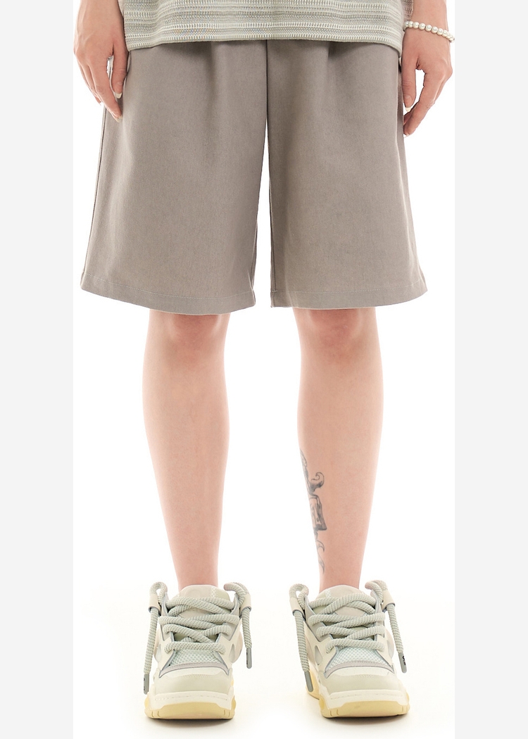 Шорты ISSAYA Bermuda Loose Beige бежевые