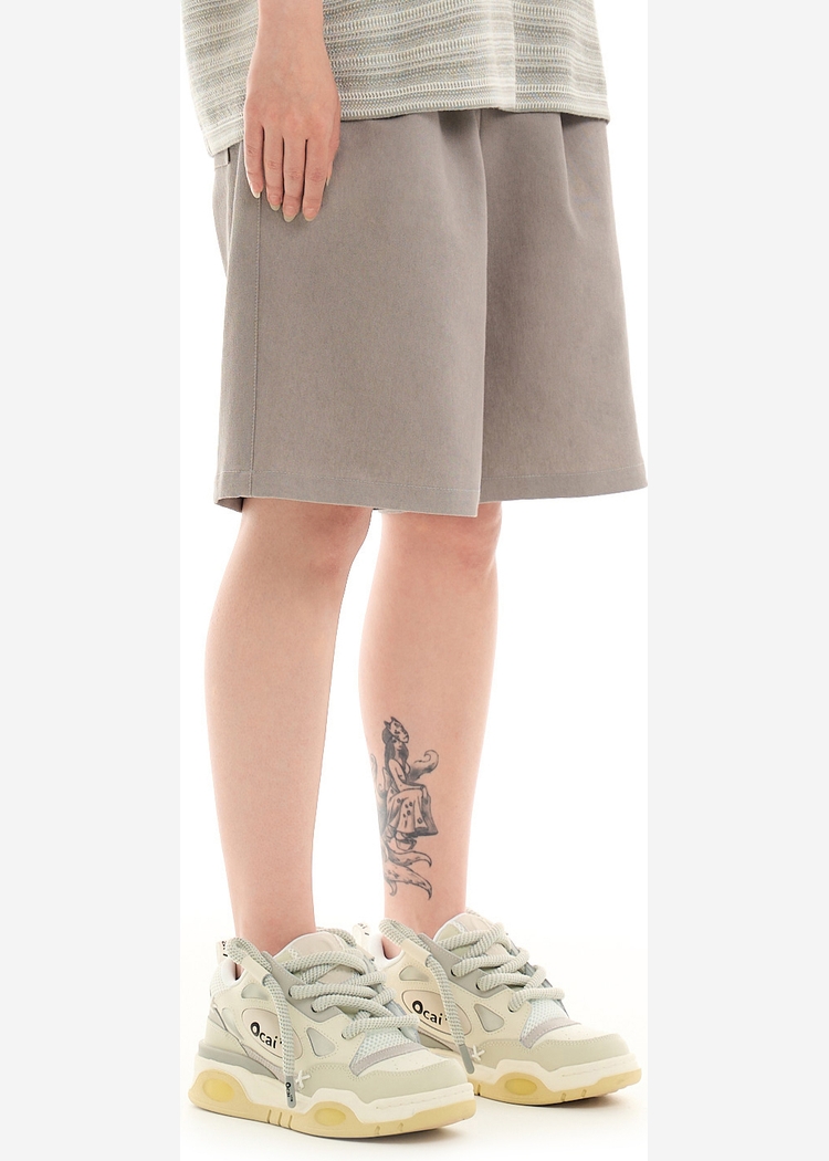 Шорты ISSAYA Bermuda Loose Beige бежевые