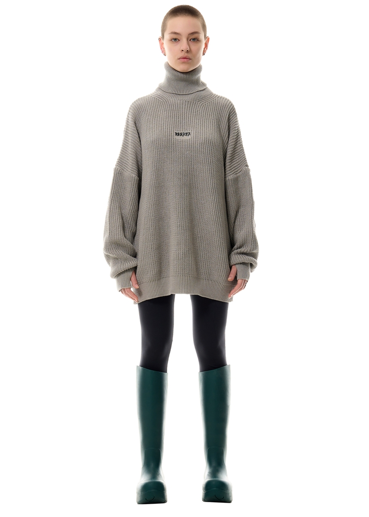 Свитер ISSAYA Chainmail Turtleneck Grey