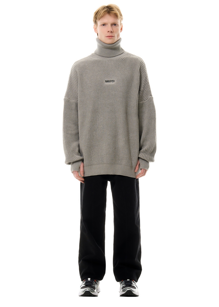 Свитер ISSAYA Chainmail Turtleneck Grey