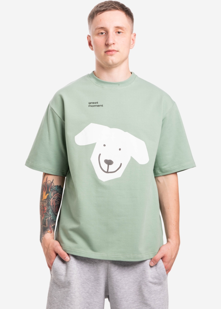 Футболка SGM White Big Dog белая