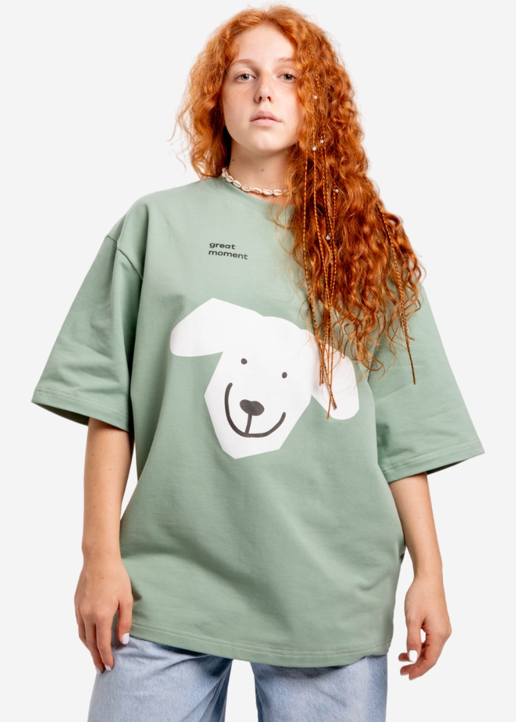 Футболка SGM White Big Dog белая