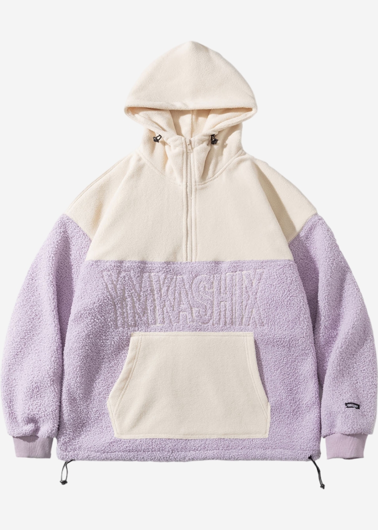 Худи YMKASHIX Little Lamb молочный сиреневый