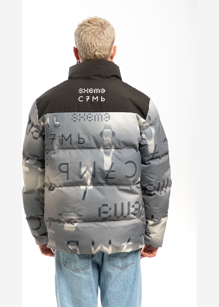 Куртка С7МЬ x Sxema Pattern С7МЬ серая